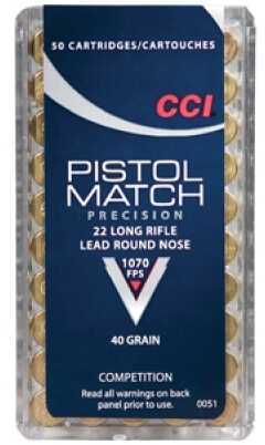 22 Long Rifle 50 Rounds Ammunition CCI 40 Grain Soft Point